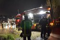 Einsatz BF Koeln PKW im Rhein Mondorf Hersel P131